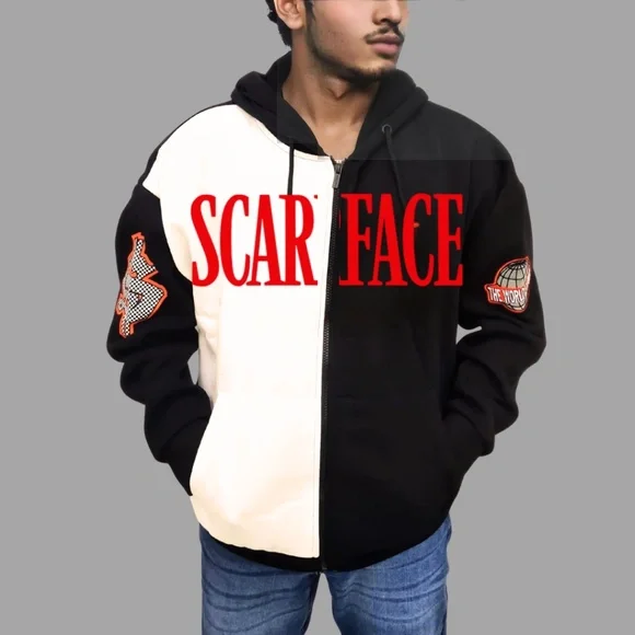 Zip Up Scarface Pullover Reason Shirts Reason X Scarface Split